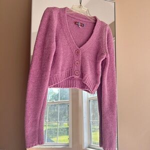 Urban Outfitters Purple Cropped Sweater, Size S